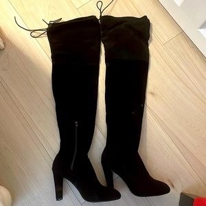 Black Knee-high Boots size 38